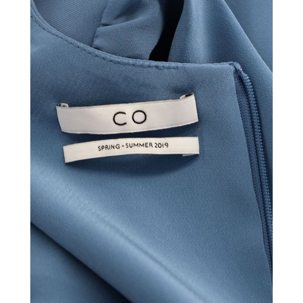 Co Long Sleeve Maxi Dress in Blue Triacetate - Picture 4 of 5
